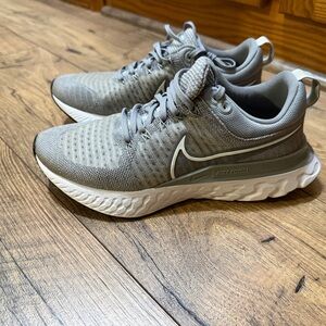 Nike Gray and White Sneakers‎ Ladies Size 8.5